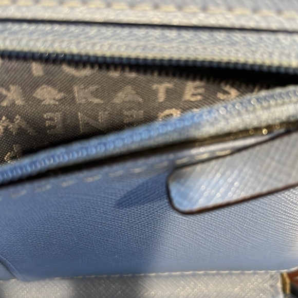 Kate Spade Blue Saffiano Leather Wallet Like New! - Picture 6 of 9